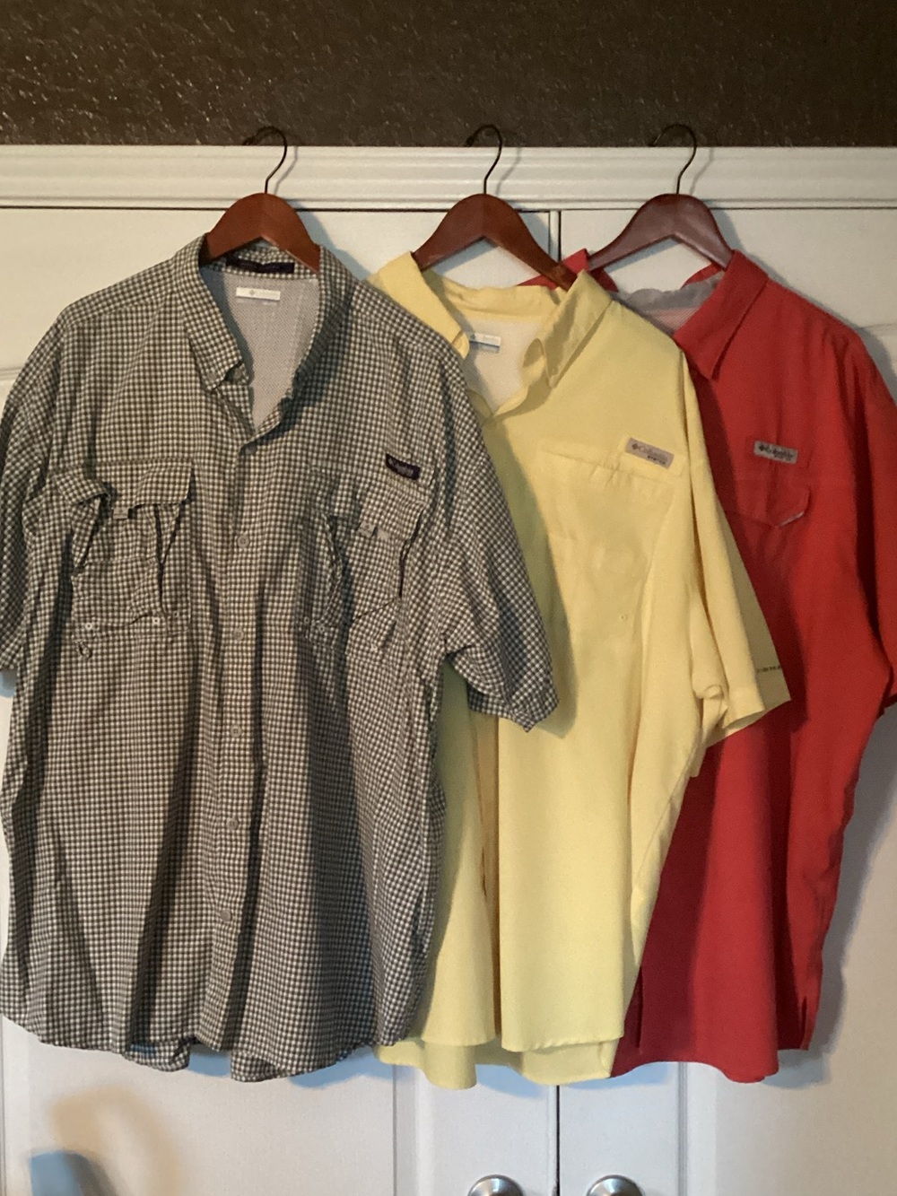Bundle of 3 Columbia PFG Omni-Shade Men’s Short-Sleeve Button-Down Shirt
